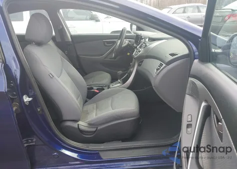 2013 Hyundai Elantra Gls from USA, damaged, VIN 5NPDH4AEXDH433880